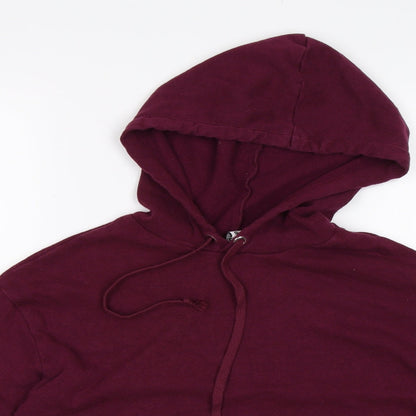 Divided Womens Red   Pullover Hoodie Size S