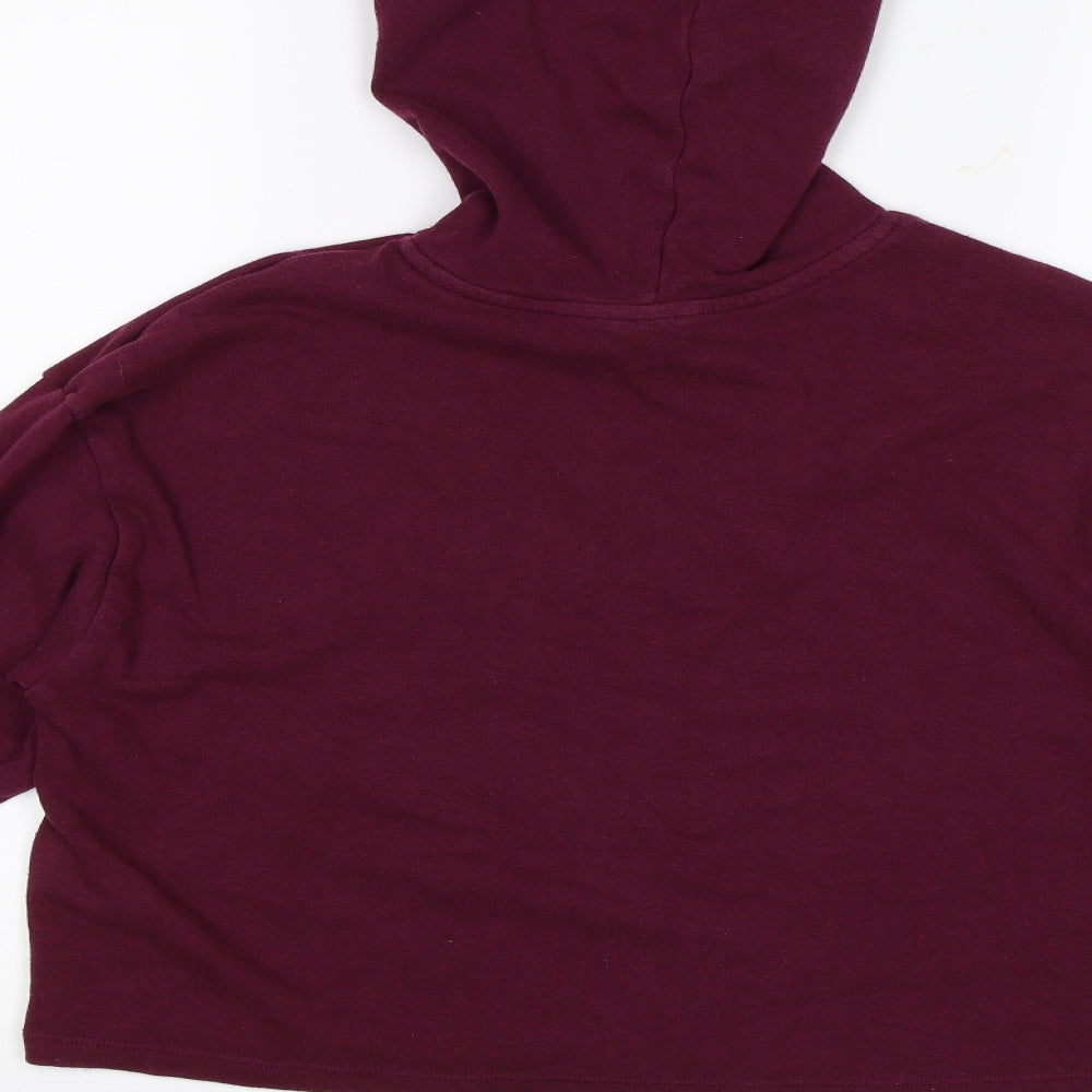 Divided Womens Red   Pullover Hoodie Size S