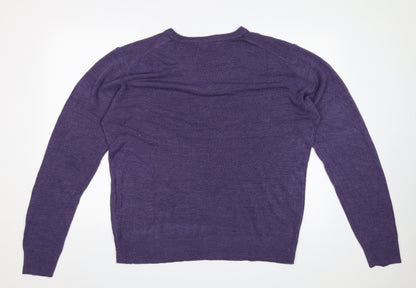 Cedar Wood State Mens Purple   Pullover Jumper Size 2XL