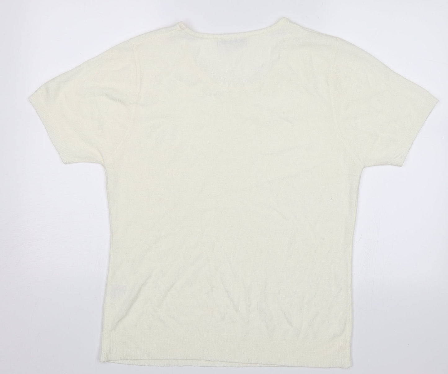 EA Womens White   Pullover Jumper Size L