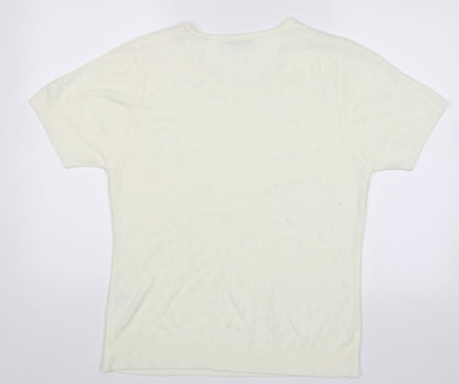 EA Womens White   Pullover Jumper Size L
