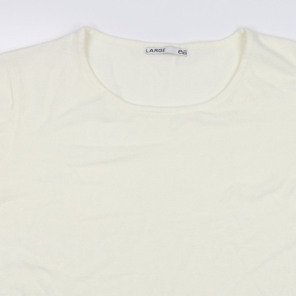 EA Womens White   Pullover Jumper Size L