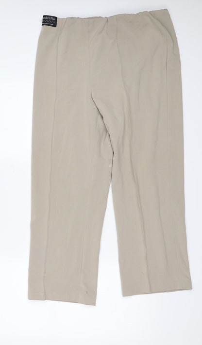 Autonomy Womens Beige   Trousers  Size 14 L25 in