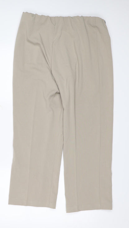 Autonomy Womens Beige   Trousers  Size 14 L25 in