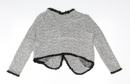 H&M Womens Grey   Cardigan Jumper Size M
