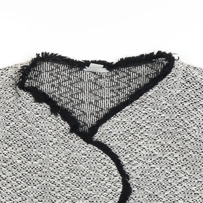 H&M Womens Grey   Cardigan Jumper Size M
