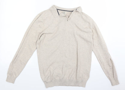 Acw85 Womens Beige   Pullover Jumper Size S