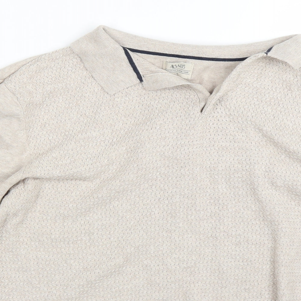 Acw85 Womens Beige   Pullover Jumper Size S