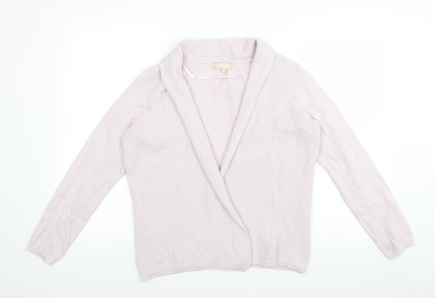 Benedetta B Womens Pink  Knit Cardigan Jumper Size M