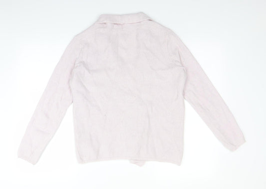Benedetta B Womens Pink  Knit Cardigan Jumper Size M