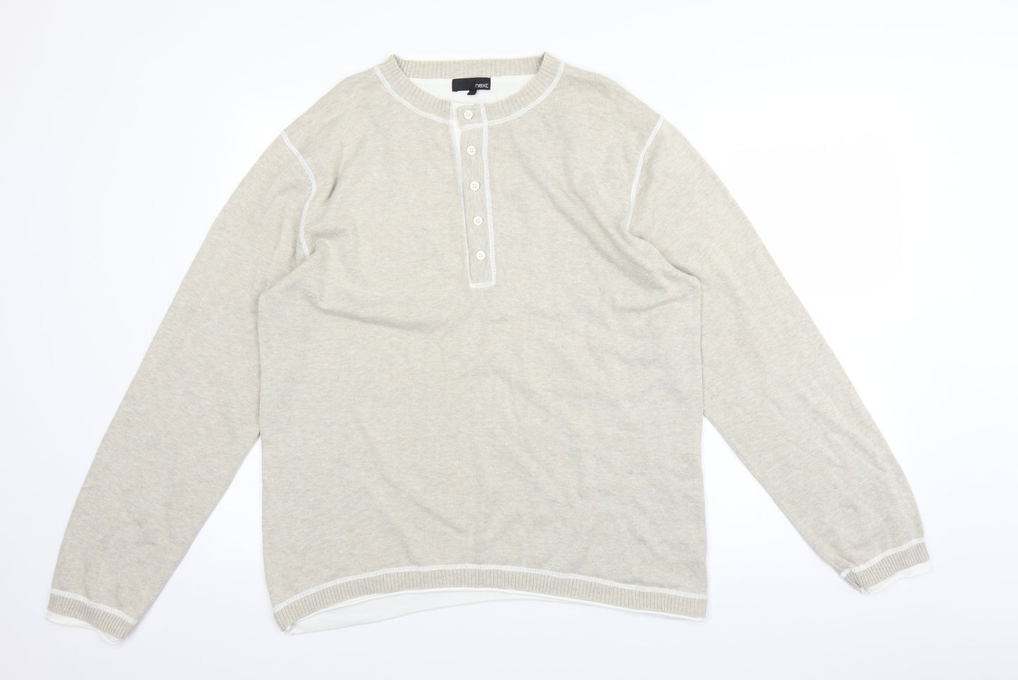 NEXT Womens Beige   Pullover Jumper Size L