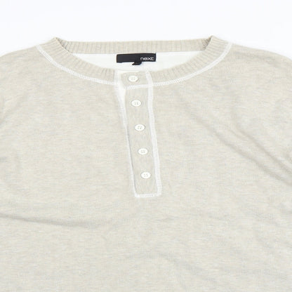 NEXT Womens Beige   Pullover Jumper Size L