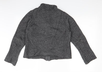 Marks and Spencer Womens Grey   Full Zip Jumper Size 16