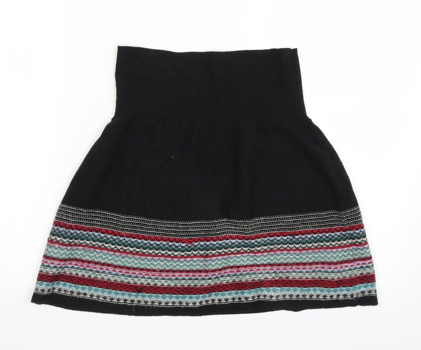 Miss Selfridge Womens Black Striped  Basic Blouse Size 8