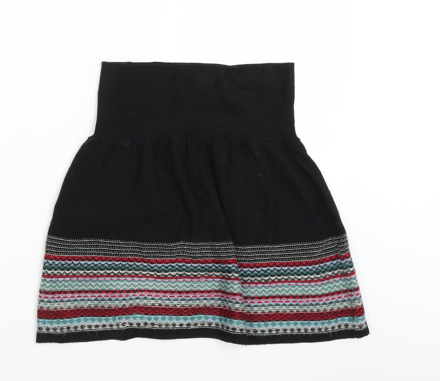 Miss Selfridge Womens Black Striped  Basic Blouse Size 8