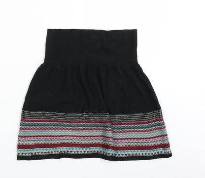 Miss Selfridge Womens Black Striped  Basic Blouse Size 8