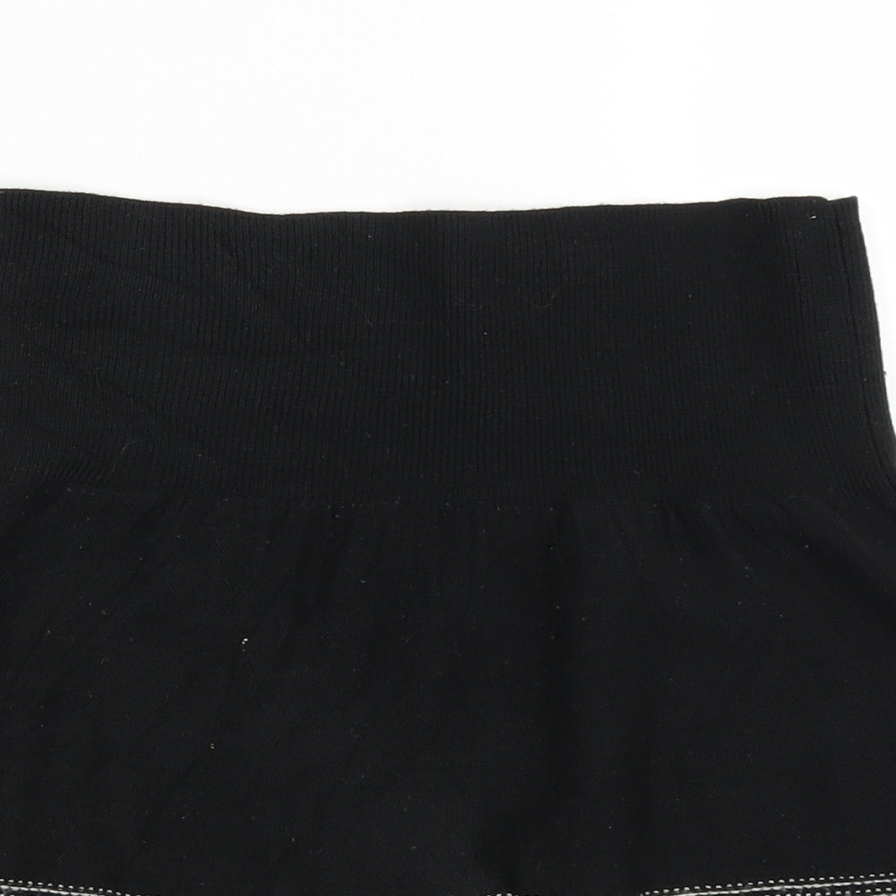 Miss Selfridge Womens Black Striped  Basic Blouse Size 8