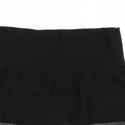 Miss Selfridge Womens Black Striped  Basic Blouse Size 8