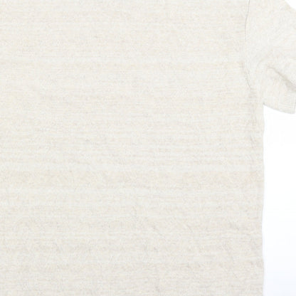 Womens UK Size M River Island Beige Basic Blouse