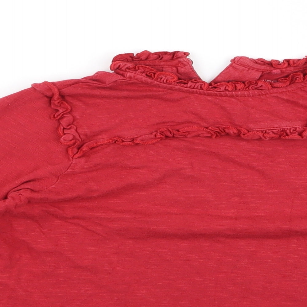 NEXT Girls Red  Ramie A-Line  Size 8 Years