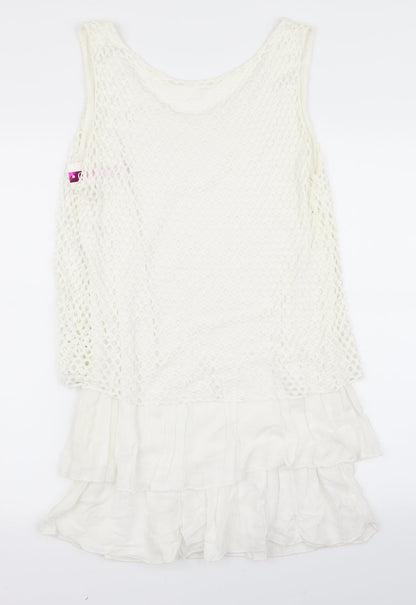 Preworn Womens Beige   A-Line  Size 8  - m