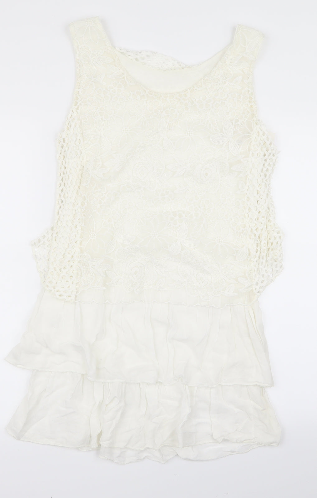 Preworn Womens Beige   A-Line  Size 8  - m