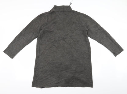 roamn Womens Grey   Cardigan Jumper Size 14
