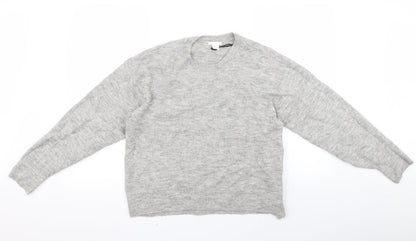 H&M Womens Grey   Pullover Jumper Size S
