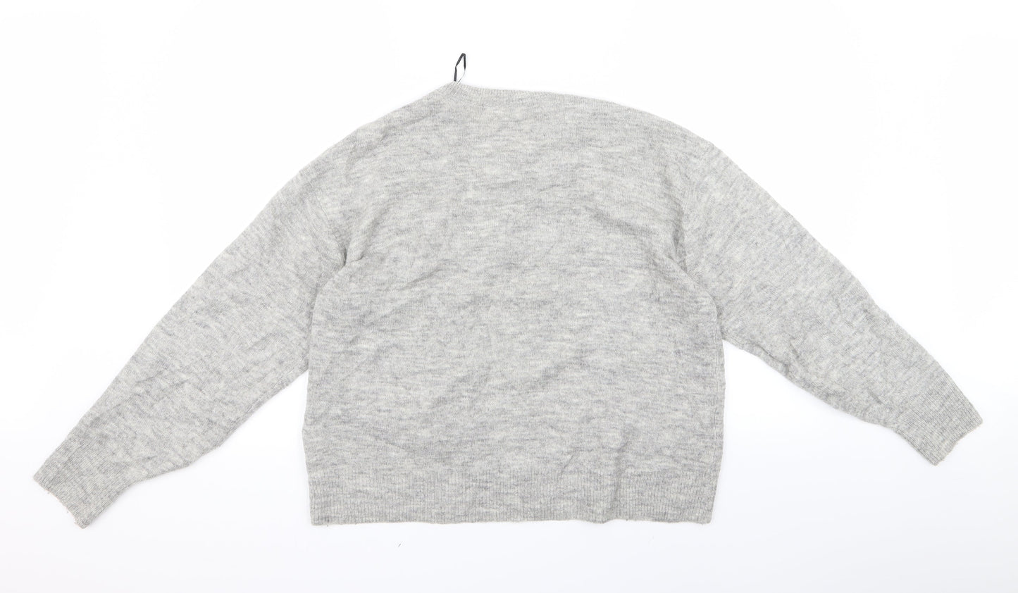 H&M Womens Grey   Pullover Jumper Size S