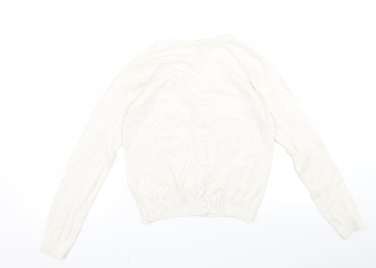 H&M Womens Beige   Pullover Jumper Size S