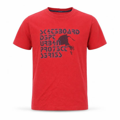 George Boys Red   Basic T-Shirt Size 12 Years
