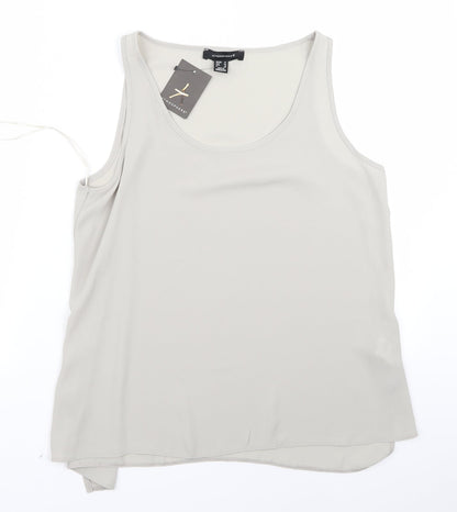 Womens UK Size 16 Atmosphere Beige Basic Button-Up