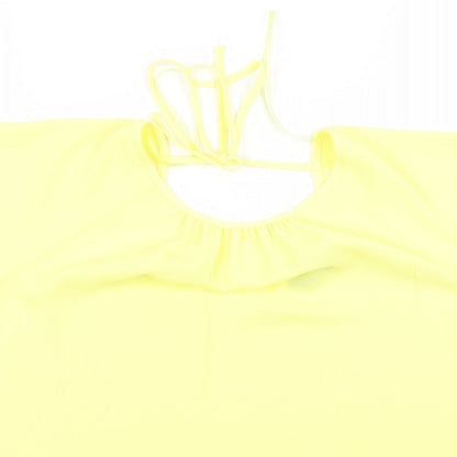 F&F Womens Yellow   Basic T-Shirt Size 14