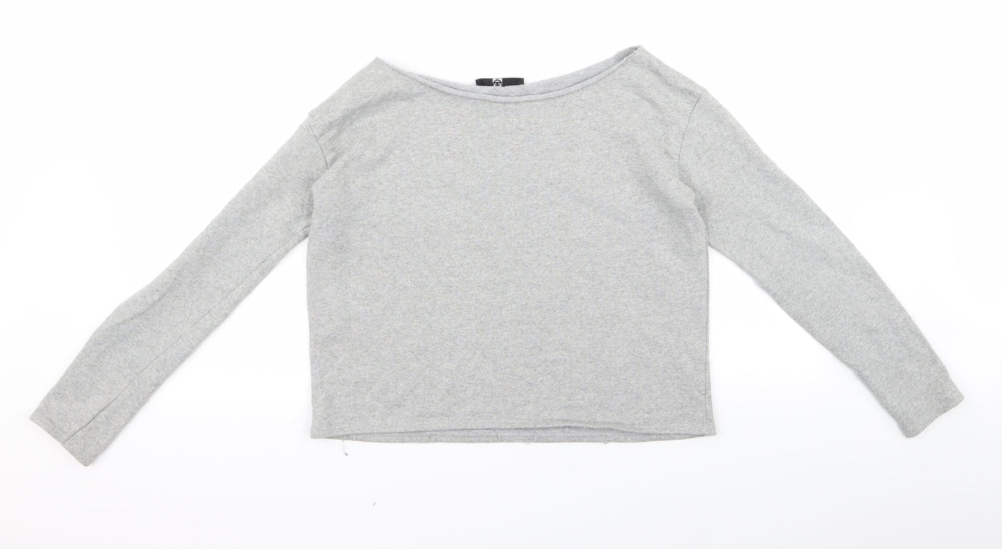 Missguided Womens Grey   Pullover Jumper Size 12