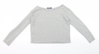 Missguided Womens Grey   Pullover Jumper Size 12