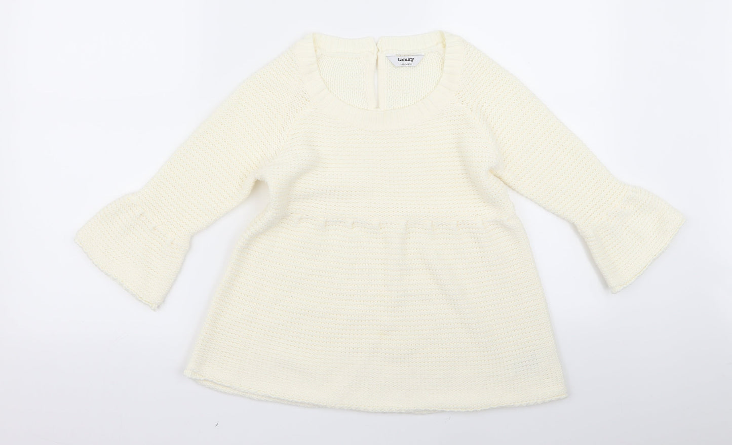Tammy Girls White   A-Line  Size 2 Years
