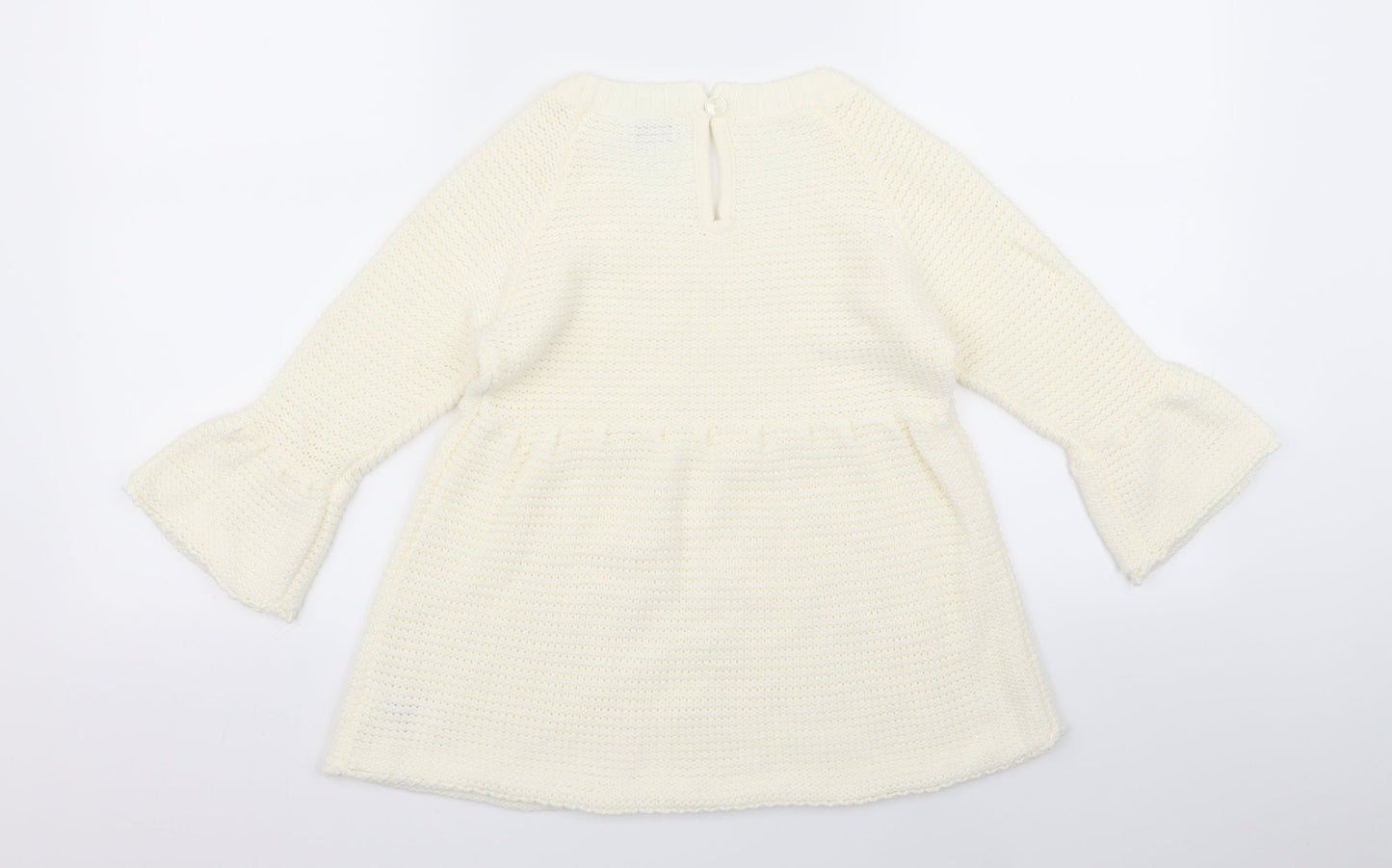 Tammy Girls White   A-Line  Size 2 Years