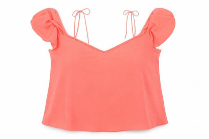 Womens UK Size 12 Topshop Pink Basic Blouse
