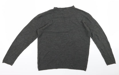 H&M Womens Grey   Pullover Jumper Size M