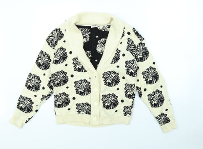 Womens UK Size S NEXT Ivory Jacket