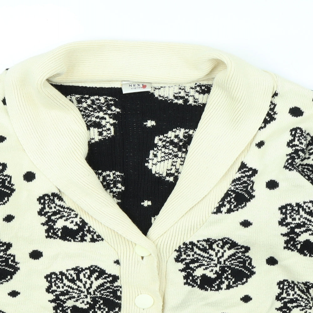 Womens UK Size S NEXT Ivory Jacket