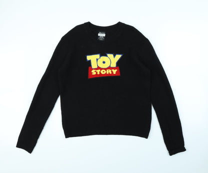 FOREVER 21 Womens Black   Pullover Jumper Size S  - Toy Story