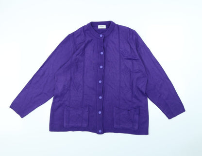 care Womens Purple   Jacket  Size L