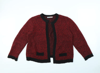 Poppy Womens Red   Jacket  Size 16