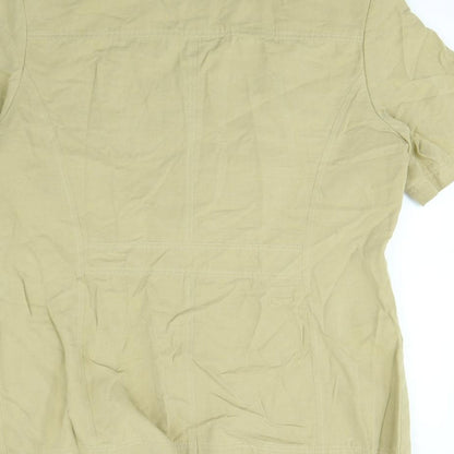 Country Casuals Womens Beige   Jacket  Size 14  - shoulder pads