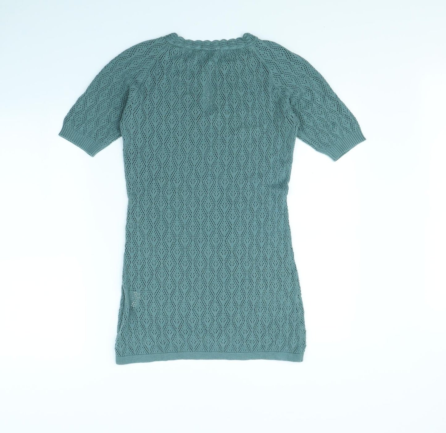 VILA Womens Green   Jumper Dress  Size XS
