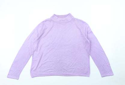 Bonmarché Womens Purple Pullover Jumper Size M