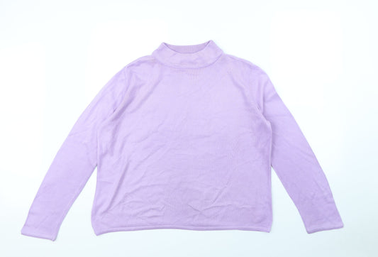 BM Womens Purple   Pullover Jumper Size M