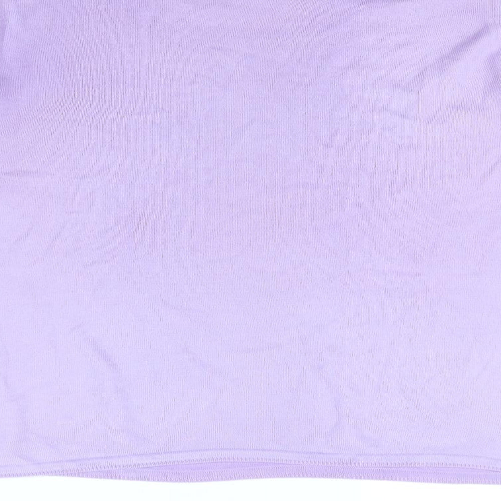 Bonmarché Womens Purple Pullover Jumper Size M