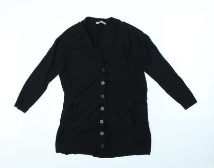 Marks & Spencer Womens Black   Cape Jumper Size 14